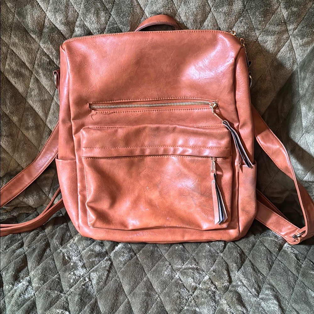 Stylish Tan Backpack